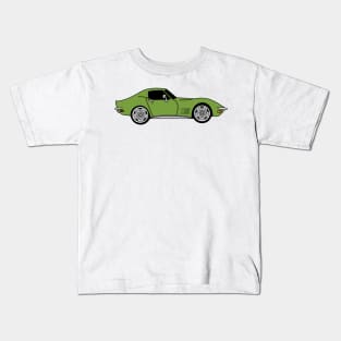 donnybrook green C3 Corvette Kids T-Shirt